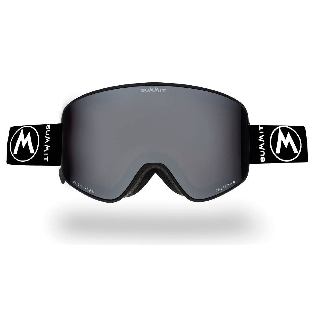 Black With Silver Chrome Lens