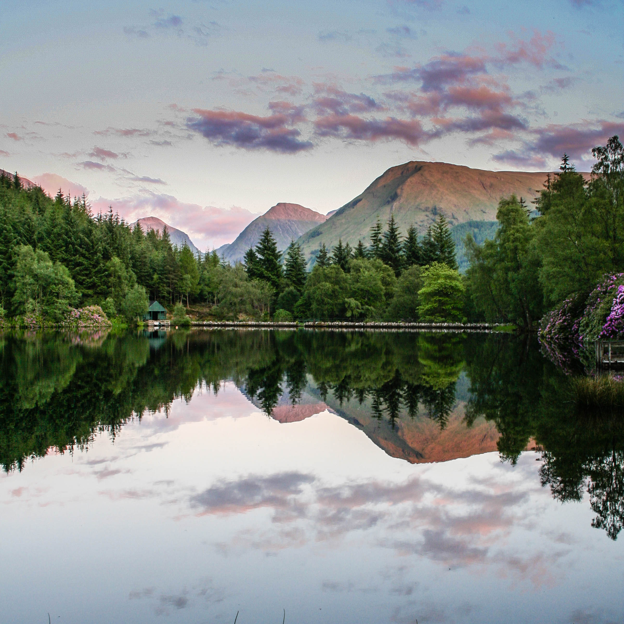 Reflection in Glencoe Lochan