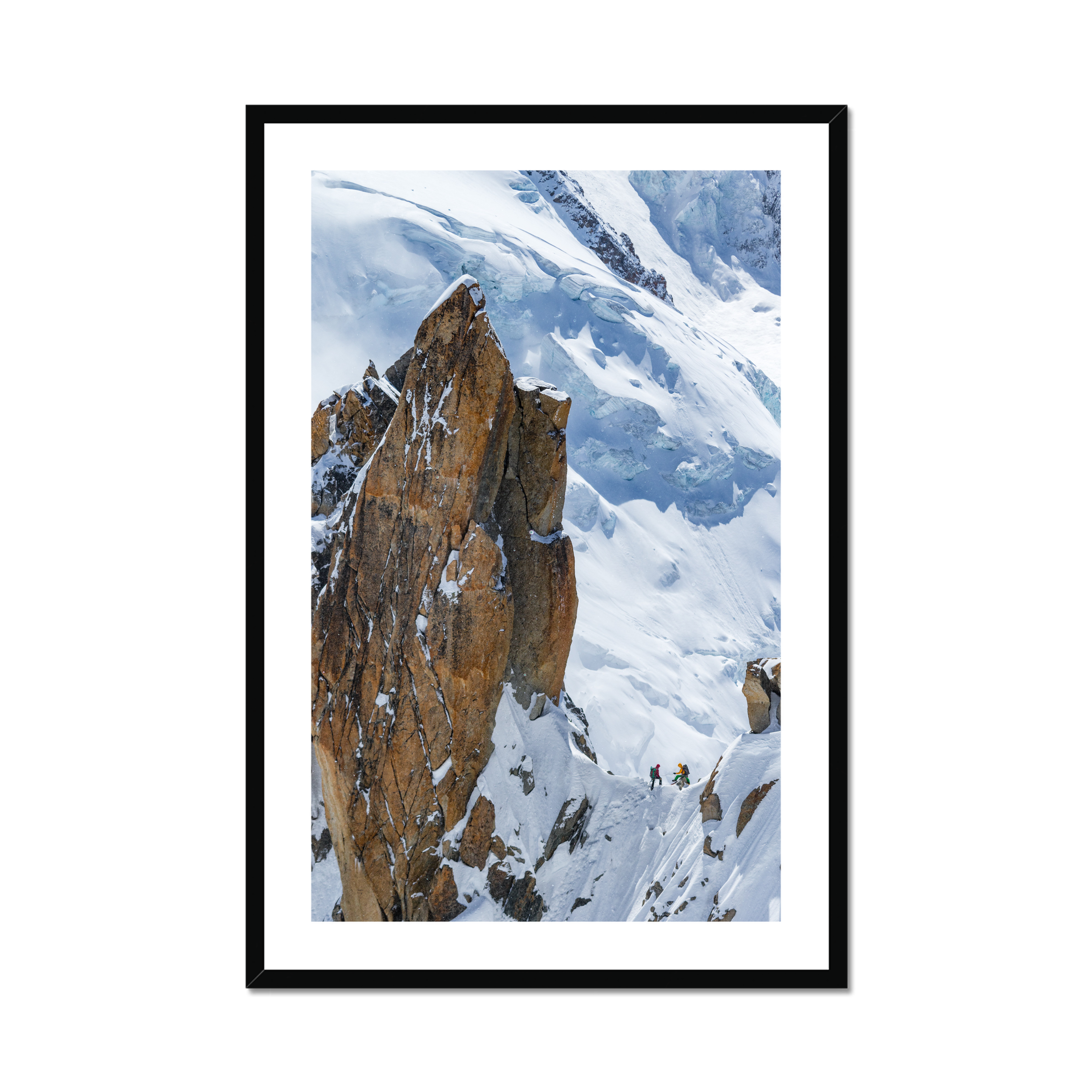 This is a photo of Nature, Outdoors, Mountain, Mountain Range, Peak, Glacier, Ice, Cliff, Person, Scenery