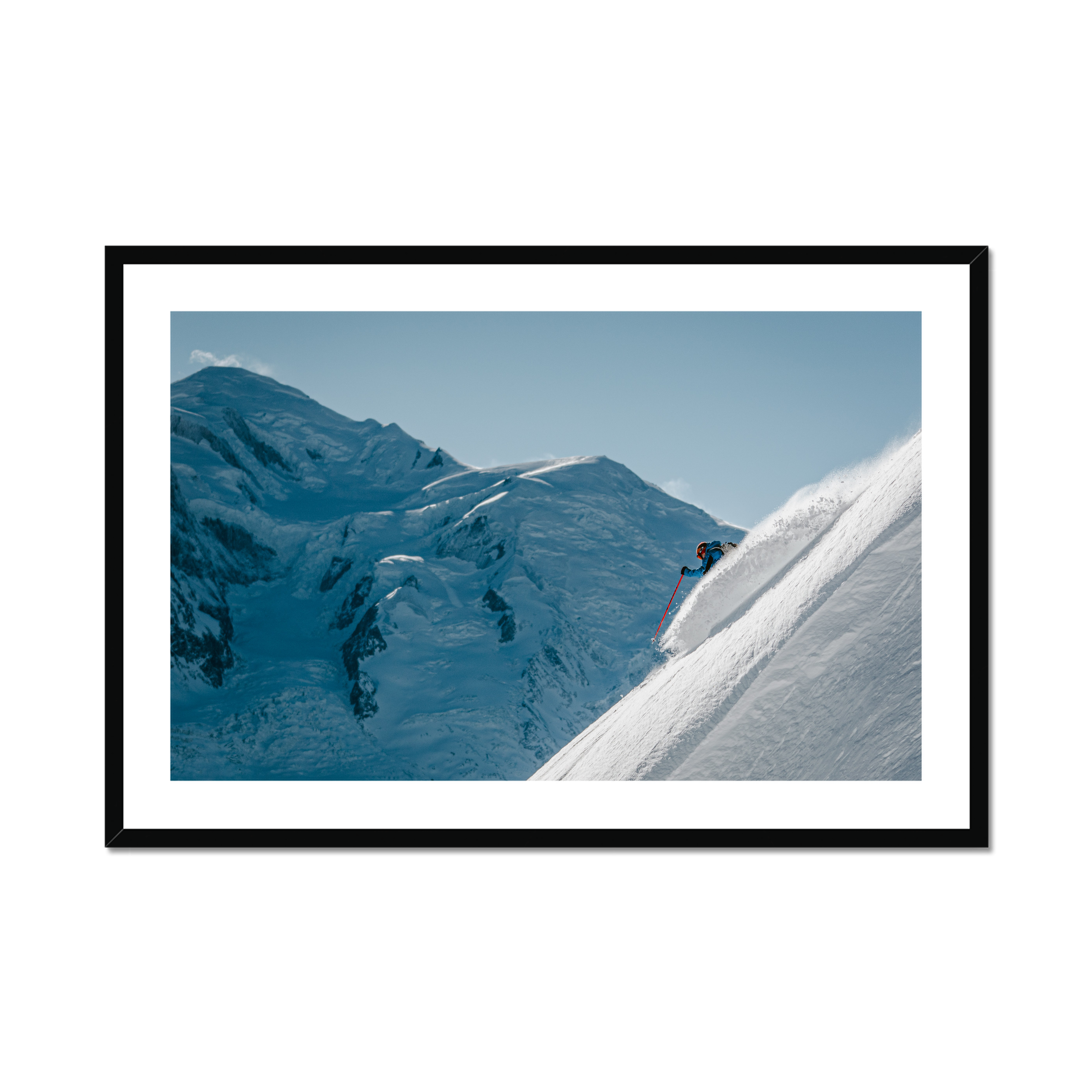This is a photo of Mountain, Mountain Range, Nature, Outdoors, Peak, Ice, Slope, Glacier, Piste, Snow, Sport, Person